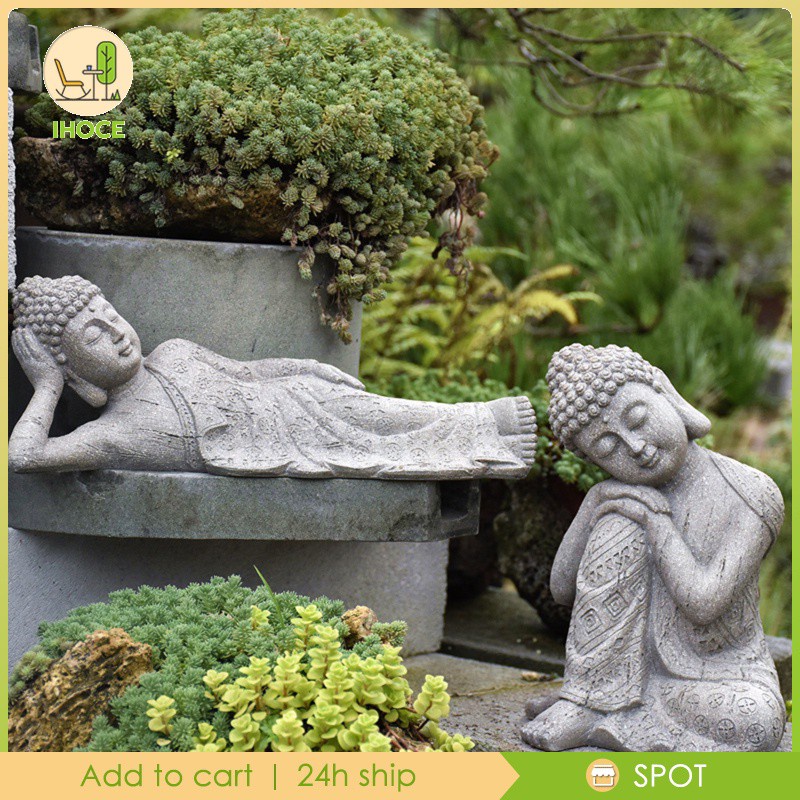 Mô Hình Tượng Phật Đang Ngủ Dùng Trang Trí Sân Vườn