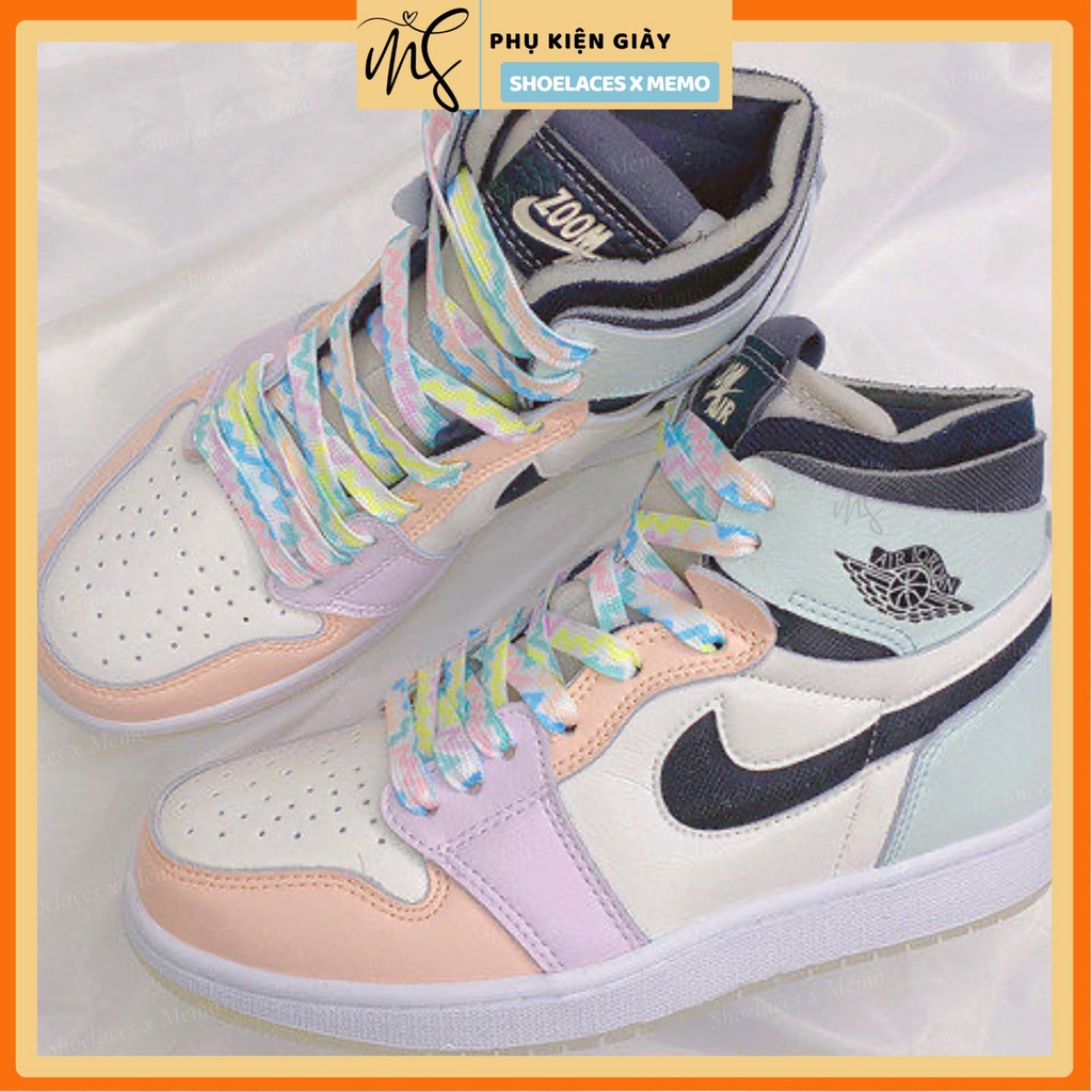 Dây giày jordan custom AJ1 High Zoom CMFT Easter