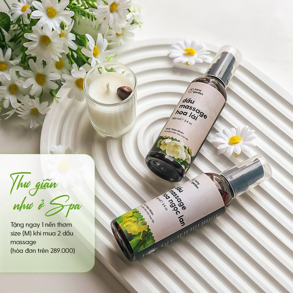 Dầu Massage Body Dưỡng Da Từ Thiên Nhiên HENY GARDEN