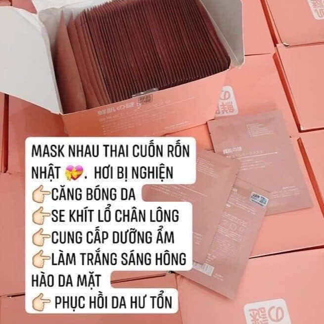 Mặt nạ nhau thai cừu Rwine Beauty Stem Cell Placenta Mask 40ml Nhật Bản