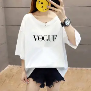 【40-150KG】 Áo Thun Nữ Tay Ngắn Plus size C9047