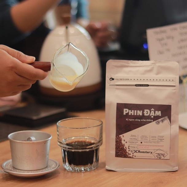 Cốc thủy tinh cà phê uống cafe lạnh đẹp - 266ml - 3C Roastery