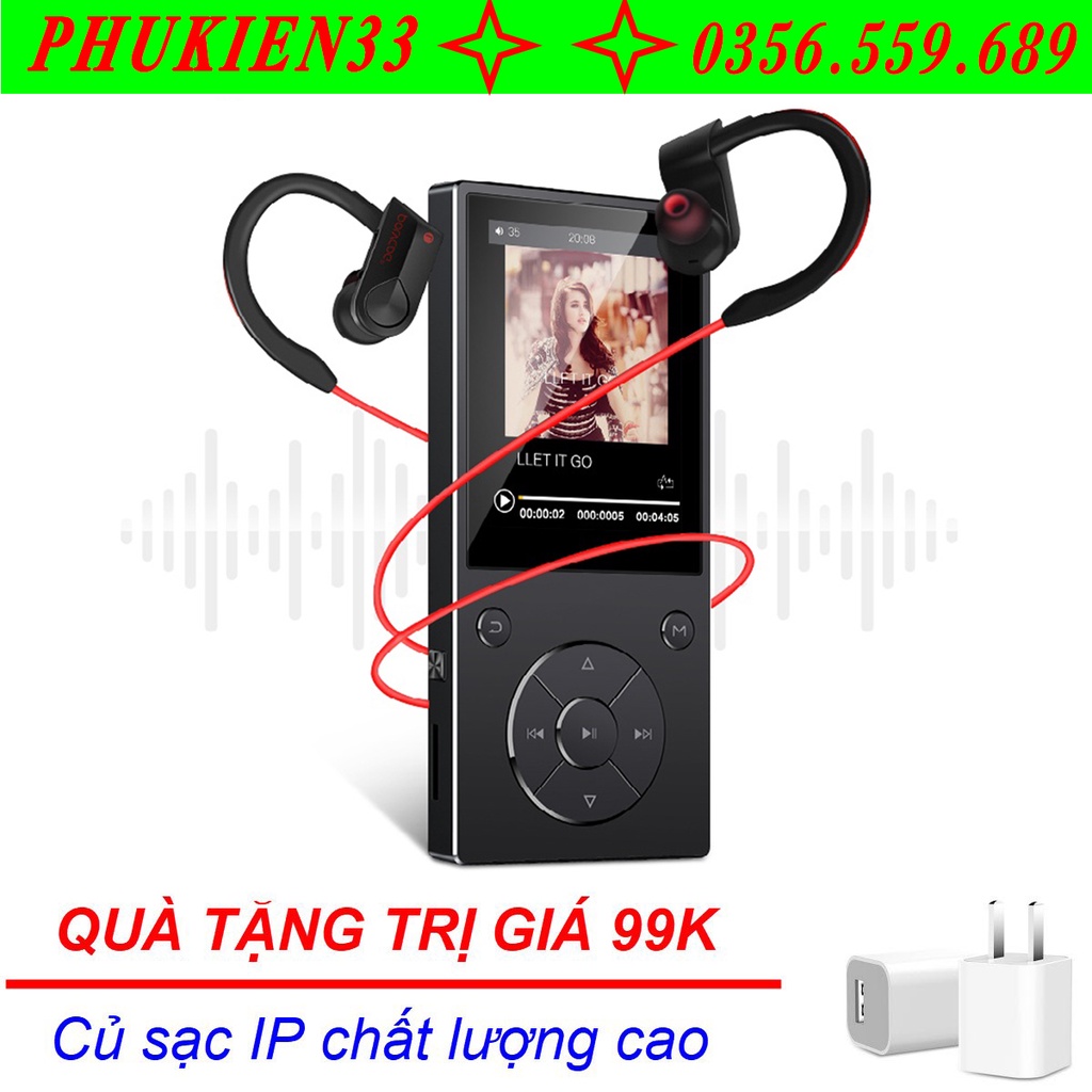 (Quà tặng 99k) Máy nghe nhạc Ruizu D11 màn hình 2.4inch cao cấp - Máy nghe nhạc Bluetooth Mp3/Mp4