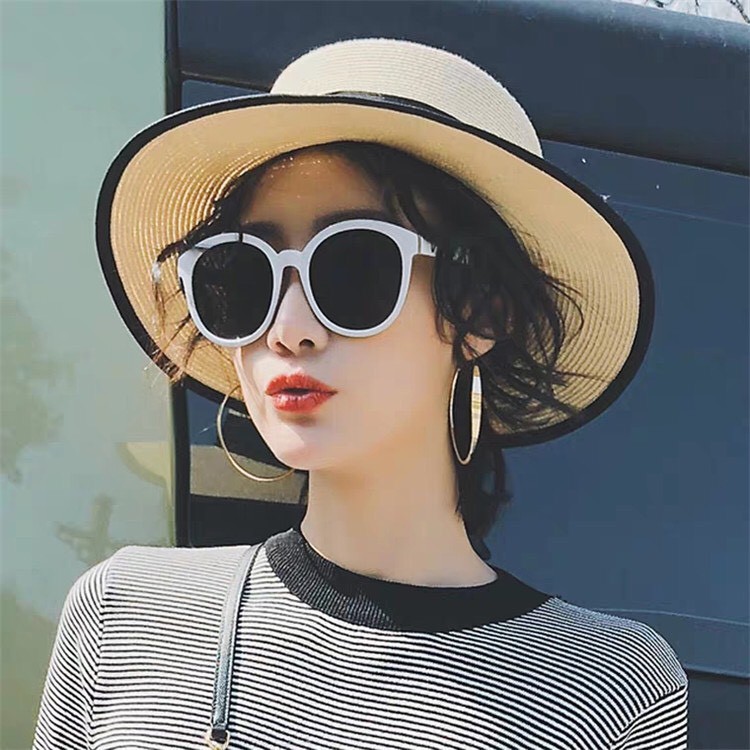 Kính mát thời trang chống nắng đẹp giá rẻ cho nam nữ, kính râm gọng tròn chống tia UV phong cách Ulzzang LUMINA 010