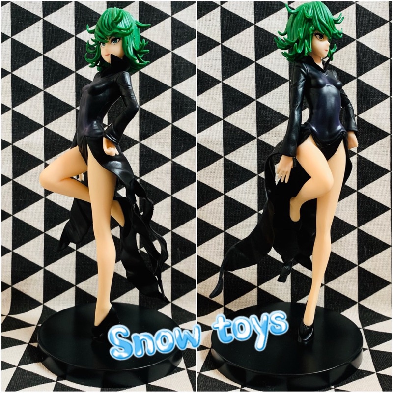 Mô hình One Punch Man - Saitama áo choàng hói mặt ngầu - Tatsumaki lốc xoáy kinh hoàng - Cao 21cm~23cm