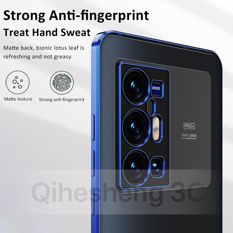 Ốp điện thoại TPU mềm nhám trong suốt cho Vivo X70 X60 X50 Pro Pro+ Plus X70Pro