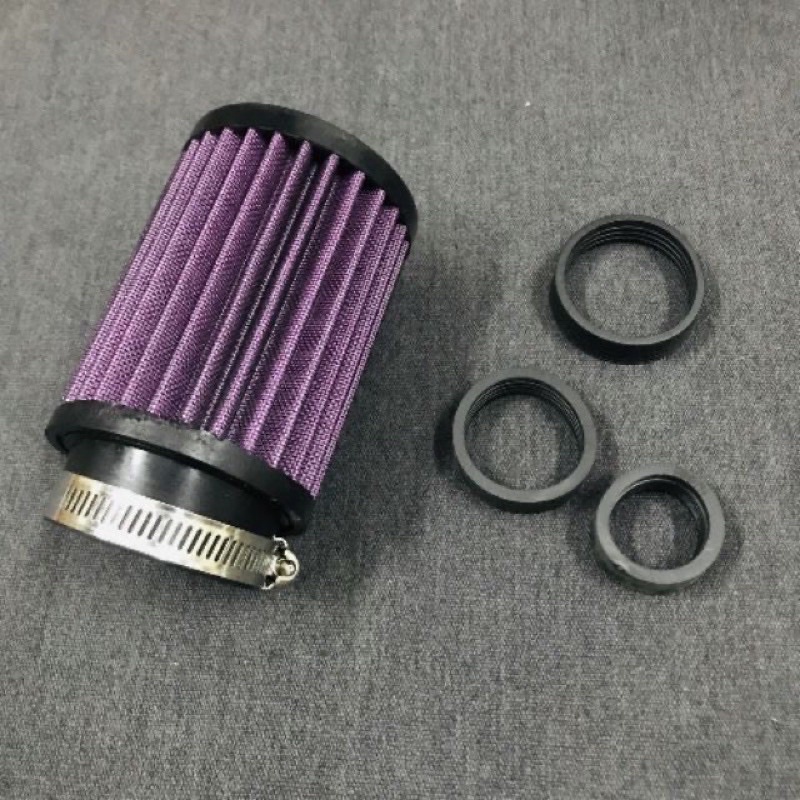 Lọc gió trụ Kn 1280 gắn mọi loại xe " có tẩm dầu KN xịn " kèm Áo mưa