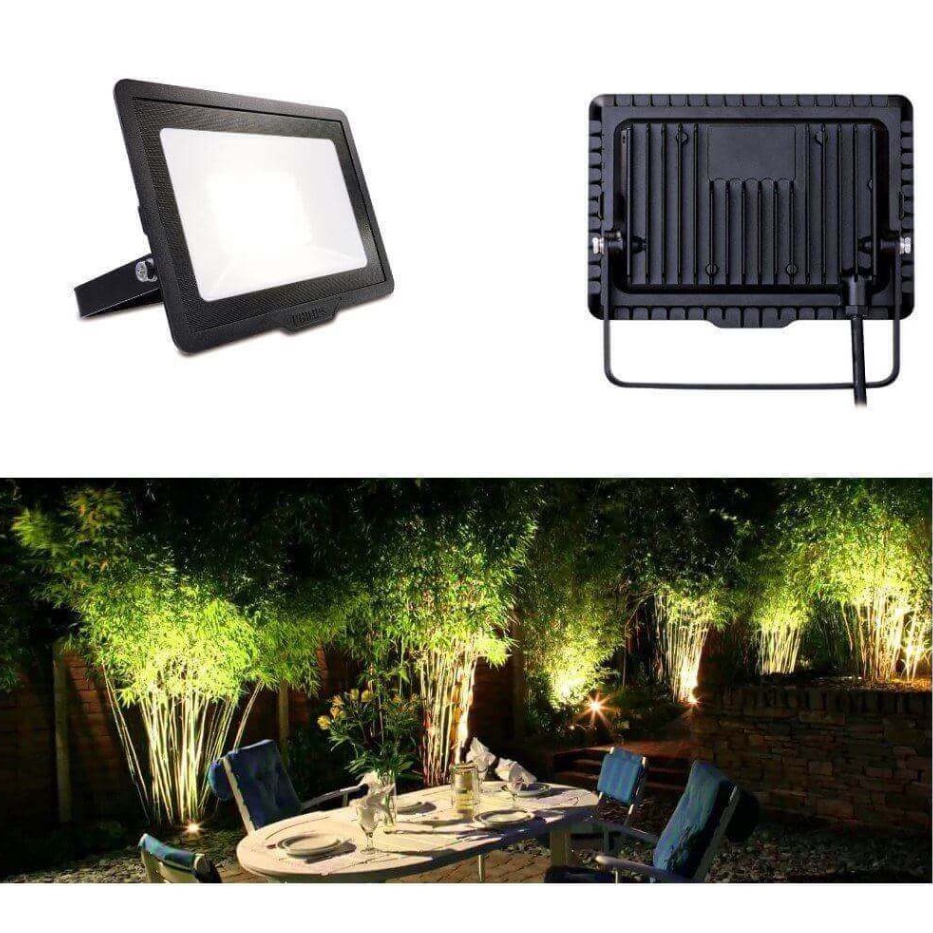 Đèn Pha PHILIP LED BVP150 Ánh Sáng Mạnh IP 65  Kết Cấu Chịu Lực Cứng Cáp Hàng Chính Hãng Bảo Hành 24 Tháng
