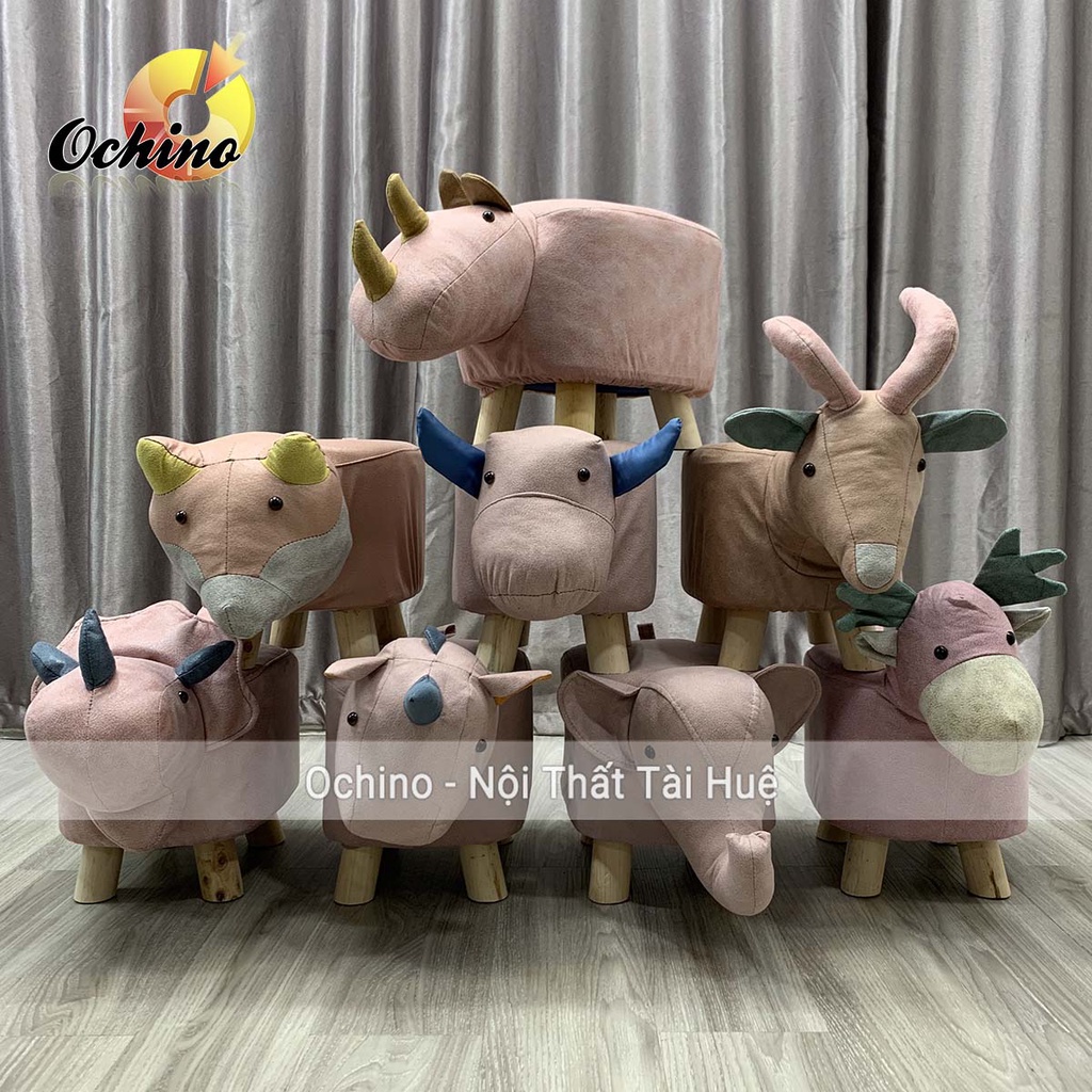 Ghế Đôn hình thú, Ghế Đôn ngồi trẻ em Hình Thú siêu cute (Có video và Ảnh thật)
