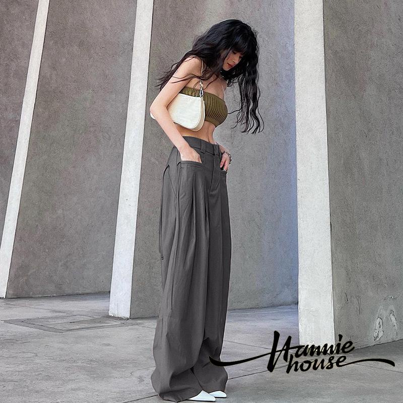 Quần ống rộng Màu Sắc Thời Trang Cho Nữ