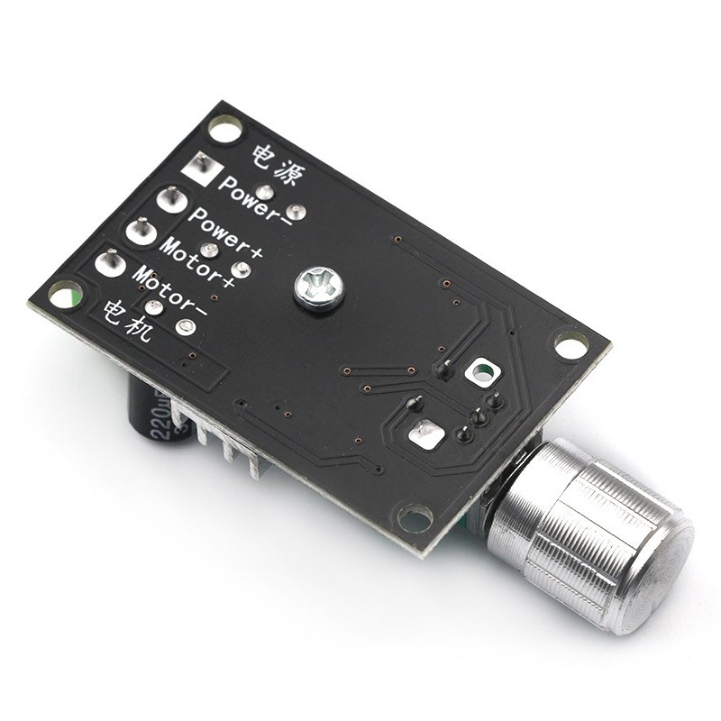 Set 2 Bộ Điều Chỉnh Tốc Độ Động Cơ DC 6V 12V 24V 28V DC 80W PWM