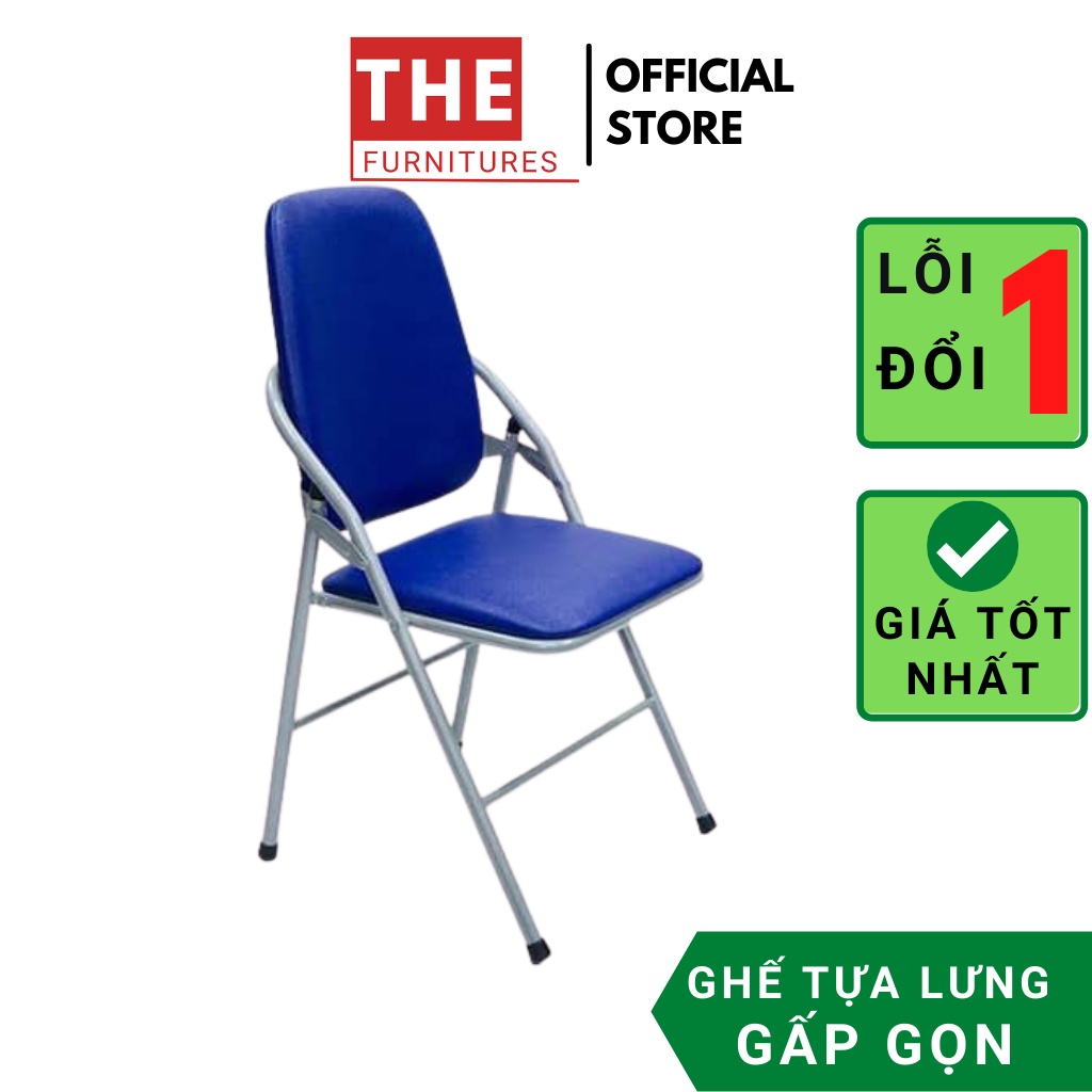 Ghế Văn Phòng Có Tựa Gấp Gọn Đa Năng Dùng Cho Học Sinh,Sinh Viên,Trung Tâm Dạy Học - THE Furnitures Official