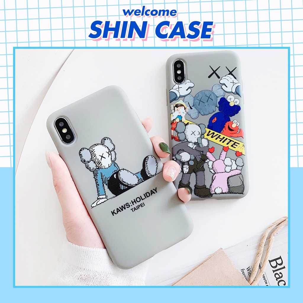 Ốp lưng iphone Kaws Taiipei TPU trơn dẻo mềm 5/5s/6/6plus/6s/6splus/7/7plus/8/8plus/x/xr/xs/11/12/pro/max/plus/promax | BigBuy360 - bigbuy360.vn