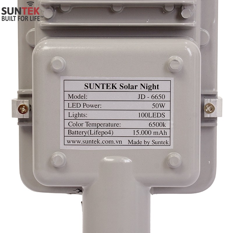 Đèn đường năng lượng mặt trời SUNTEK JD-6650