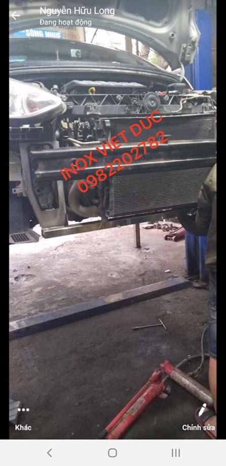 Khung đỡ két nước xe I10 chế