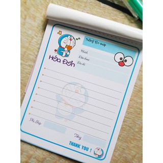 [CÓ SẴN] Hoá đơn bán hàng đoremon