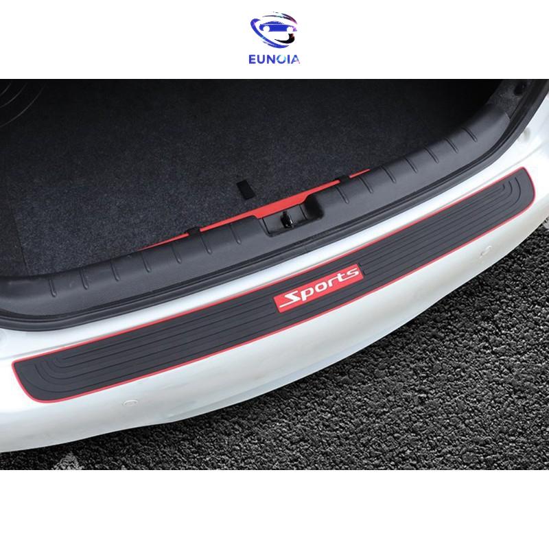 Nẹp chống trầy cốp cao su chữ SPORT dùng chung cho mọi loại xe - 1 tấm.