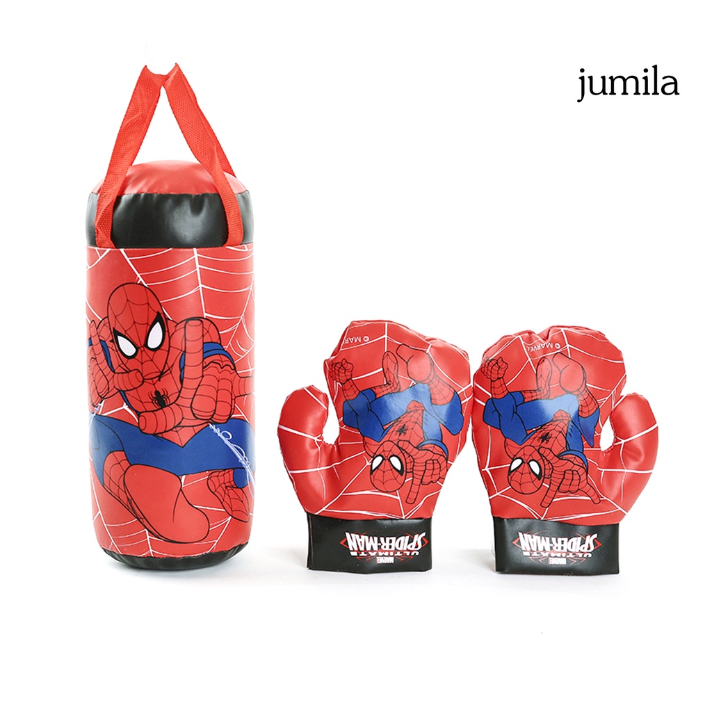 Đồ chơi trẻ em Đấm Bốc In Hình Người Nhện Bằng Pvc Giúp Giảm Căng Thẳng Cho Bé