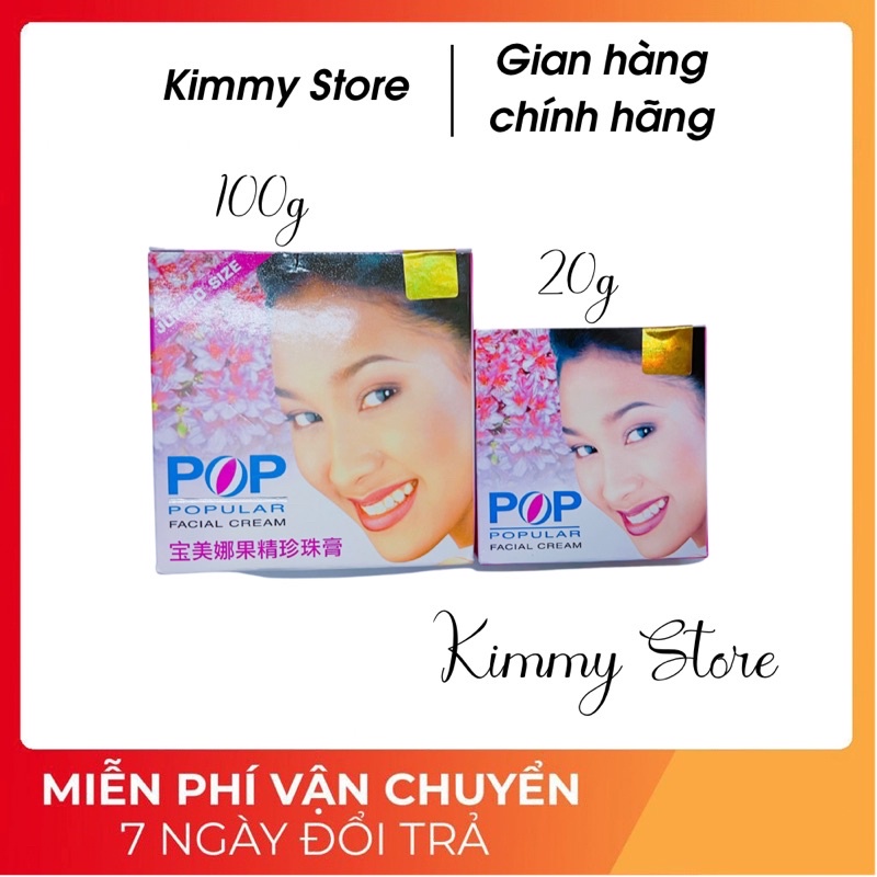 01 hộp kem Pop lớn 20g thái chuẩn