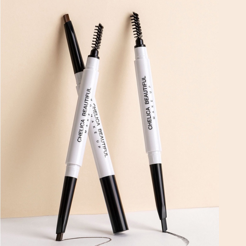 [Hàng mới về] Bút chì kẻ lông mày CHELICA thiết kế hai đầu dành cho người mới bắt đầu