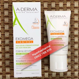 Kem làm mềm dịu da khô A-Derma Exomega Control Emollient Cream