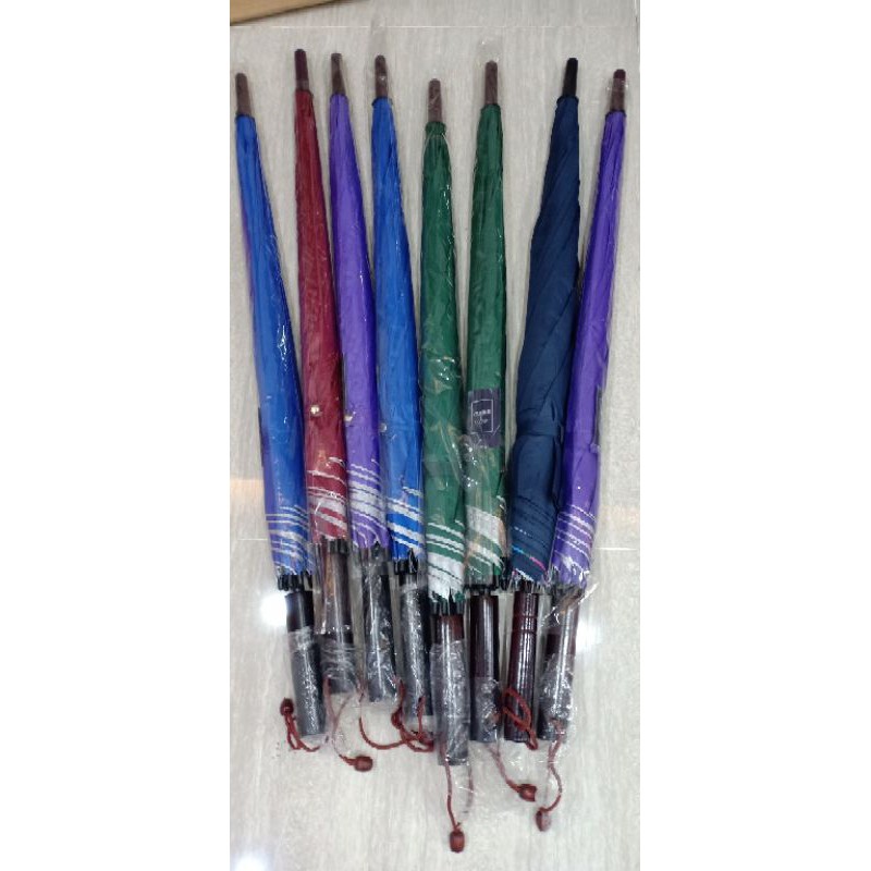 Ô Dù Cán Gỗ Cỡ Lớn Nan Kép Siêu To Siêu Rẻ