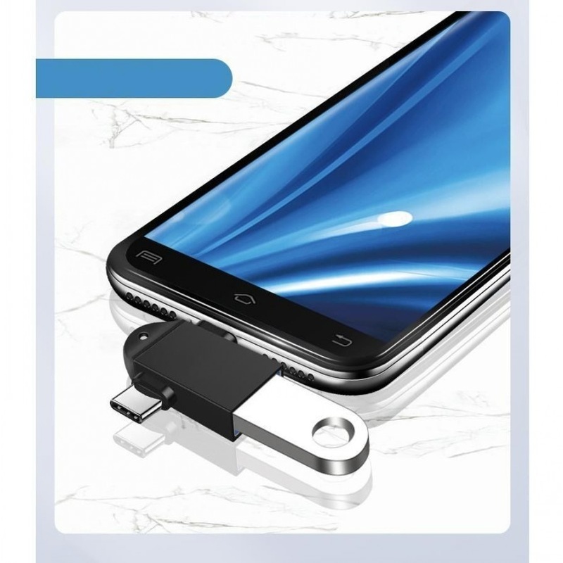 Bộ chuyển đổi OTG 2 trong 1 phù hợp cho Android TYPE-C/Two-in-one