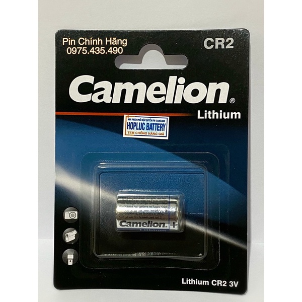 Pin CR2 Camelion 3V Lithium Chính Hãng Vỉ 1 Viên
