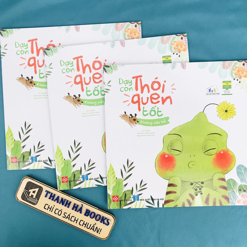 Sách - Dạy Con Thói Quen Tốt - Dành cho trẻ từ 3-6 tuổi (lẻ tùy chọn)