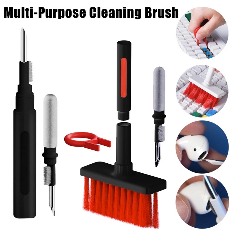 Cọ Vệ Sinh Bàn Phím Máy Tính 5 Trong 1 Đầu Mềm