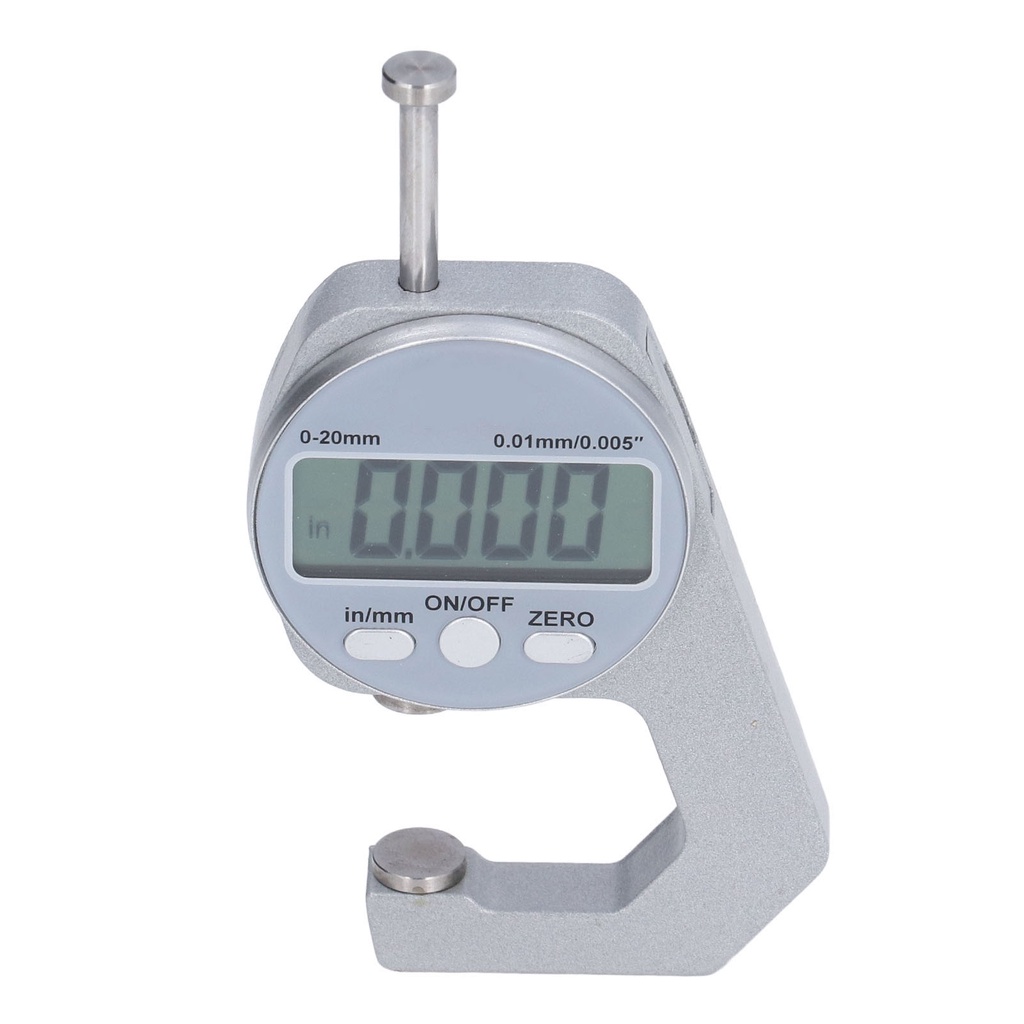 Máy đo độ dày điện tử tích hợp màn hình LCD phạm vi 0-20mm