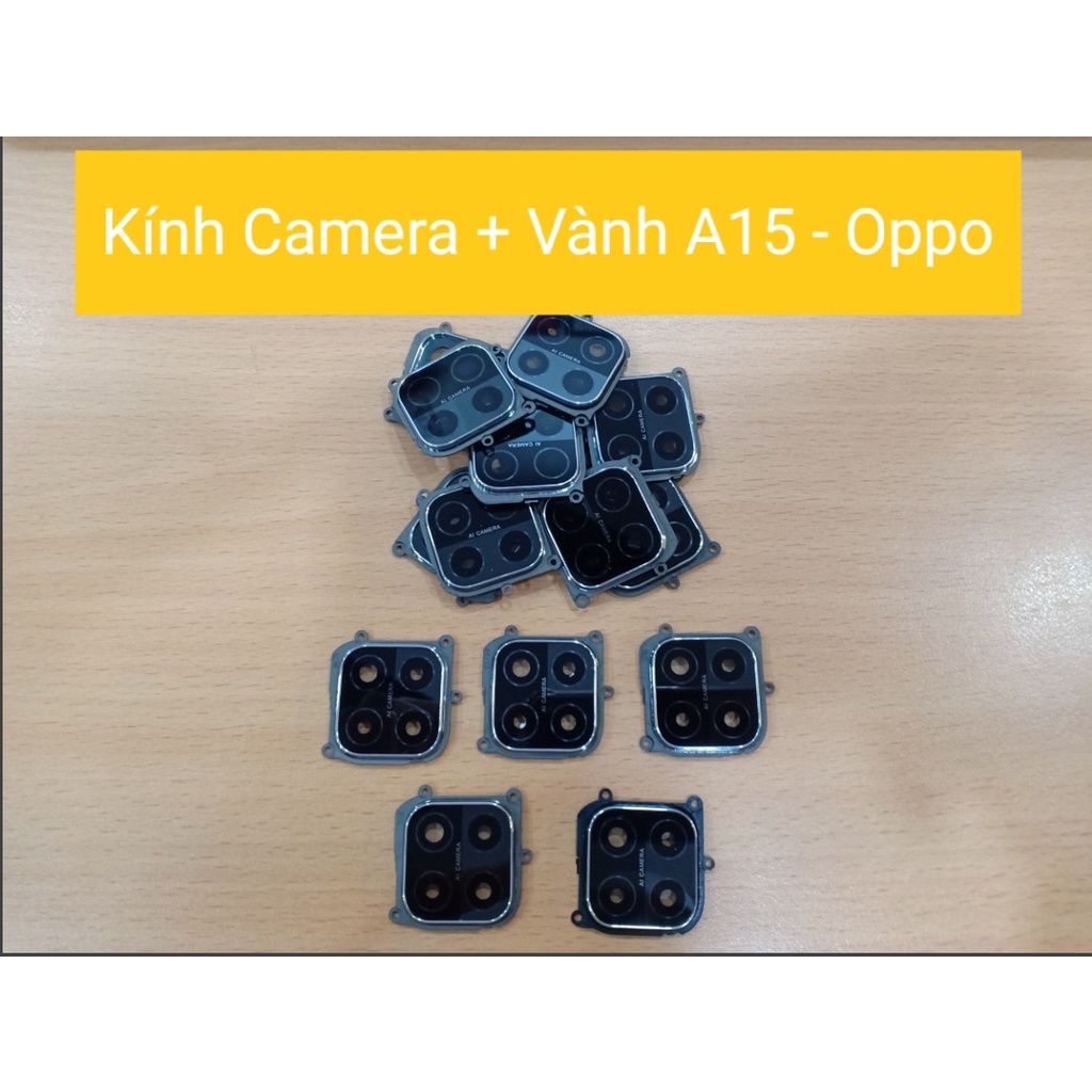 Kính Camera + vành A15/A15s OPPO