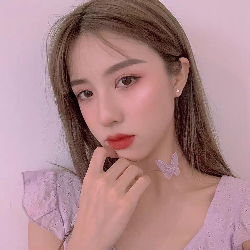 Choker vòng cổ bướm đen style Trần Trác Tuyền Bonbon girls