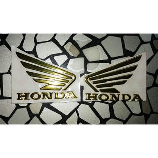 DECAL CÁNH CHIM HONDA- MÀU VÀNG