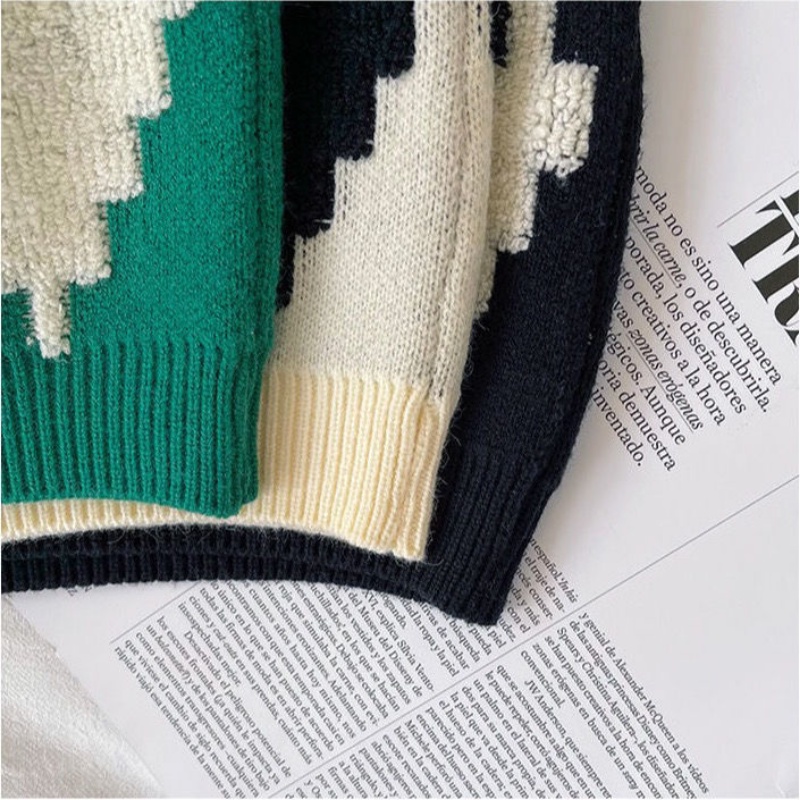 Áo Sweater Lót Nhung Dày Dặn Thời Trang Thu Đông Phong Cách Hàn Quốc Cho Bé