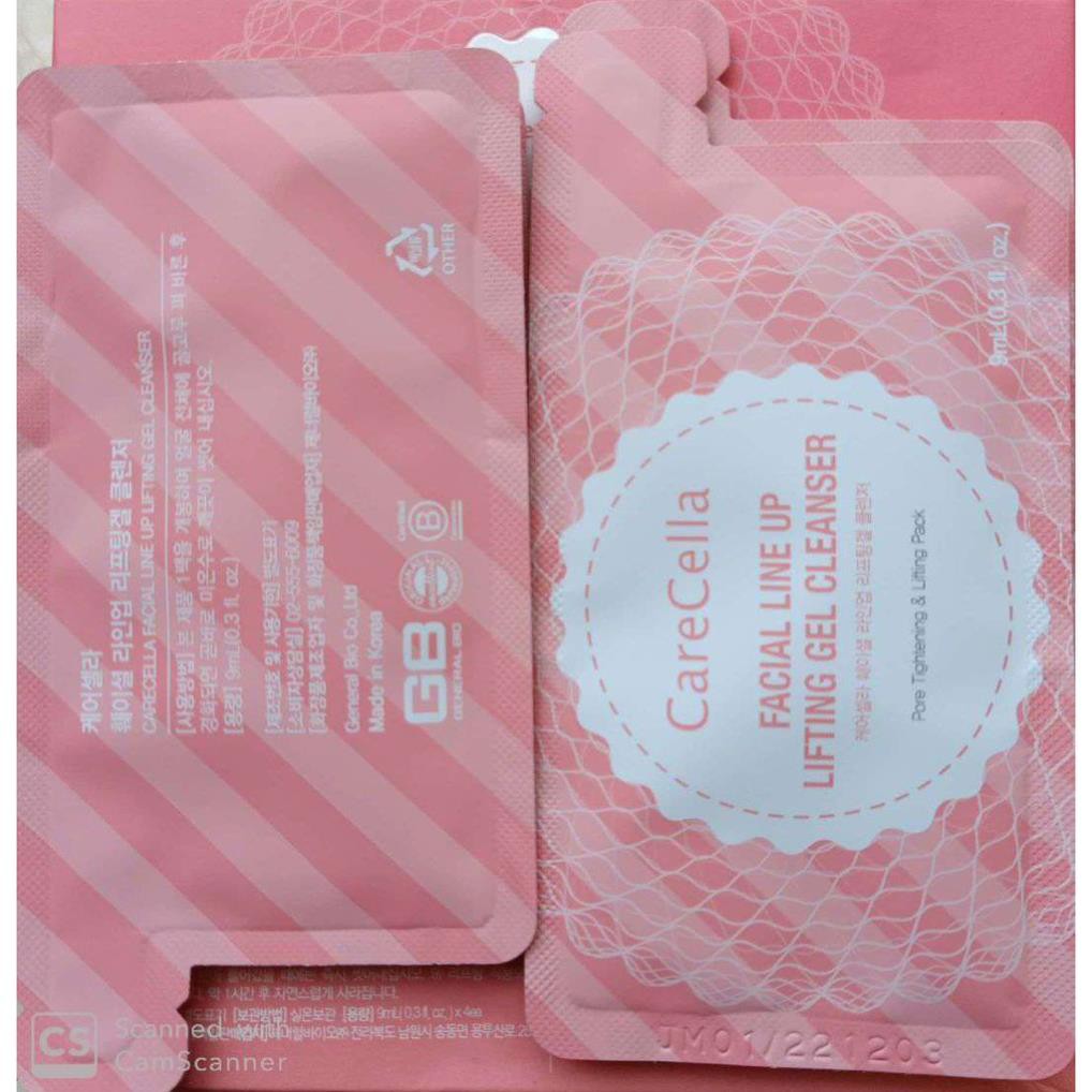Gel Nâng Cơ Xóa Nhăn CareCella Facial line up lifting gel 16 gói x 9ml
