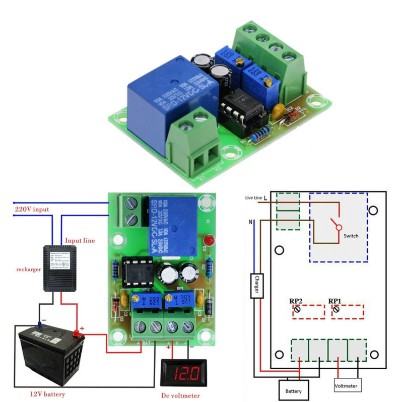 Bảng Mạch Sạc Pin và Ắc Quy Thông Minh XH-M601 12V