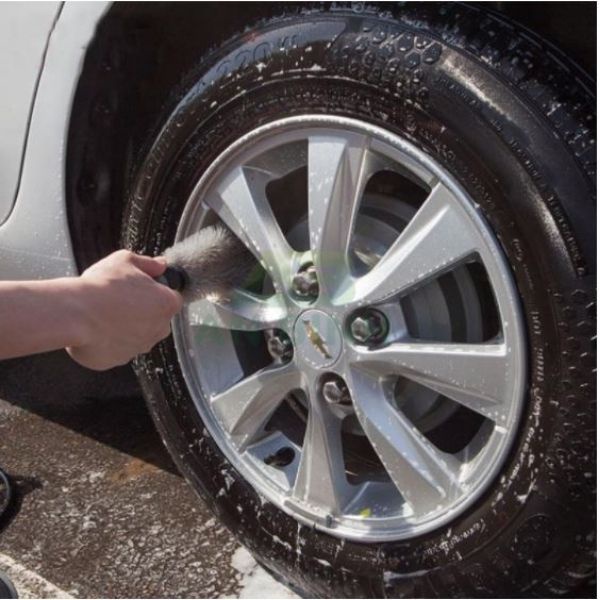 Chổi cọ vành lốp xe ô tô,xe hơi LANITA cầm nắm vệ sinh vành lốp dễ dàng tiện lợi