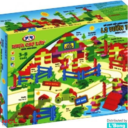 Đồ chơi Xếp hình sáng tạo 14 (vườn thú 1)-Nhựa Chợ Lớn