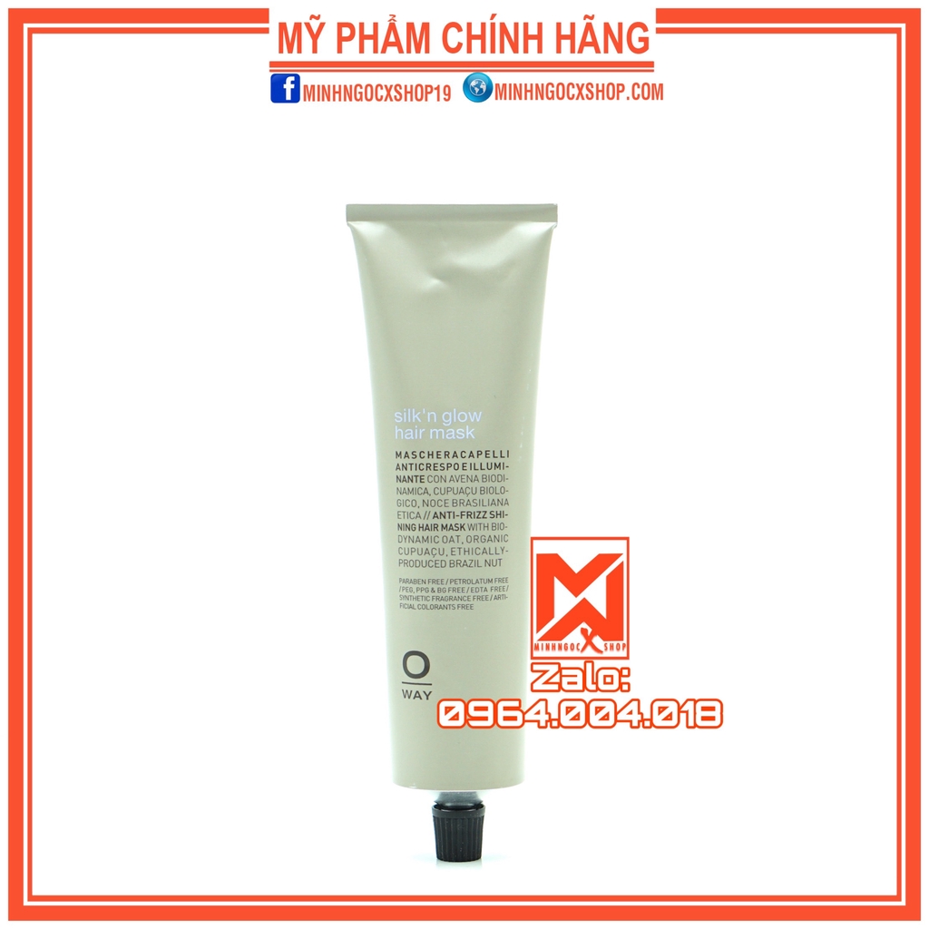 Dầu hấp siêu mượt OWAY SILK’N GLOW HAIR MASK 150ml chính hãng