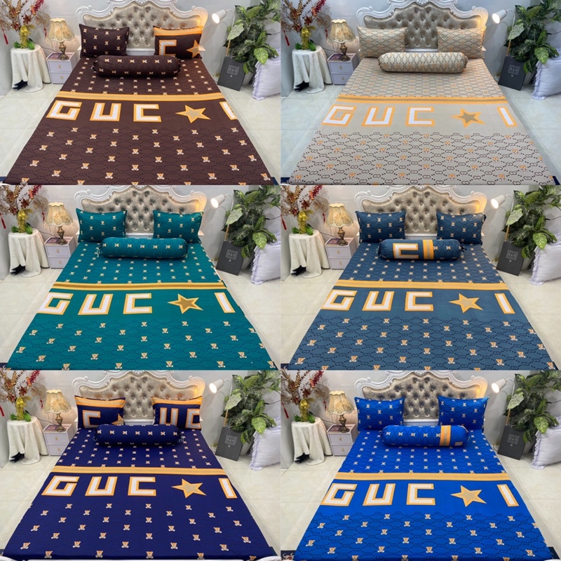 Bộ drap thun hàn quốc 4 món mát mịn