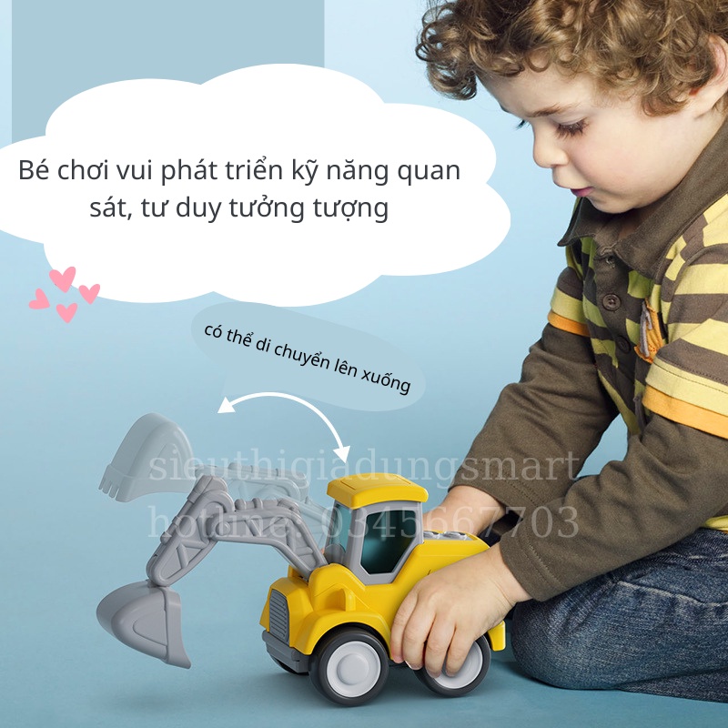Đồ Chơi Xe Công Trình Xây Dựng Cho Bé