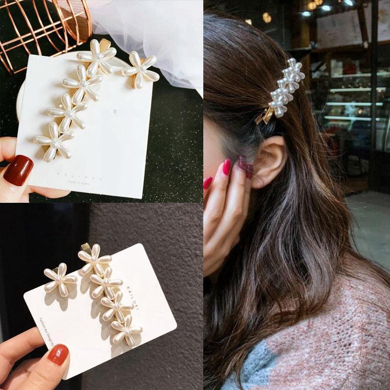 Kẹp tóc hoa dễ thương cho bé gái