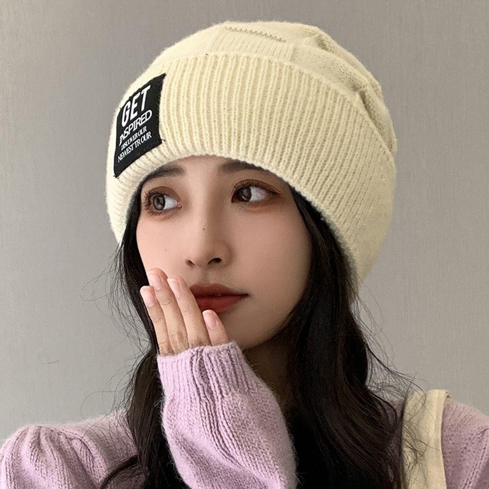 Mocho Mũ Len Dệt Kim Hình Mái Vòm Chống Gió Ấm Áp Có Thể Gập Lại Cho Nữ