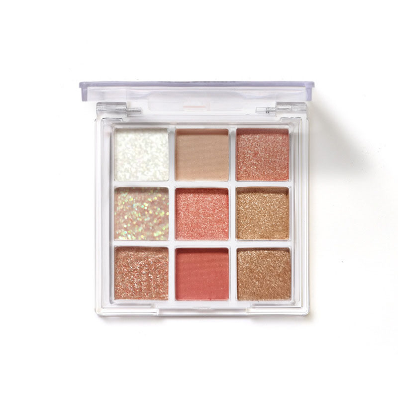 Bảng Phấn Mắt 9 Màu Trang Điểm Lấp Lánh/Ánh Kim Tuyến