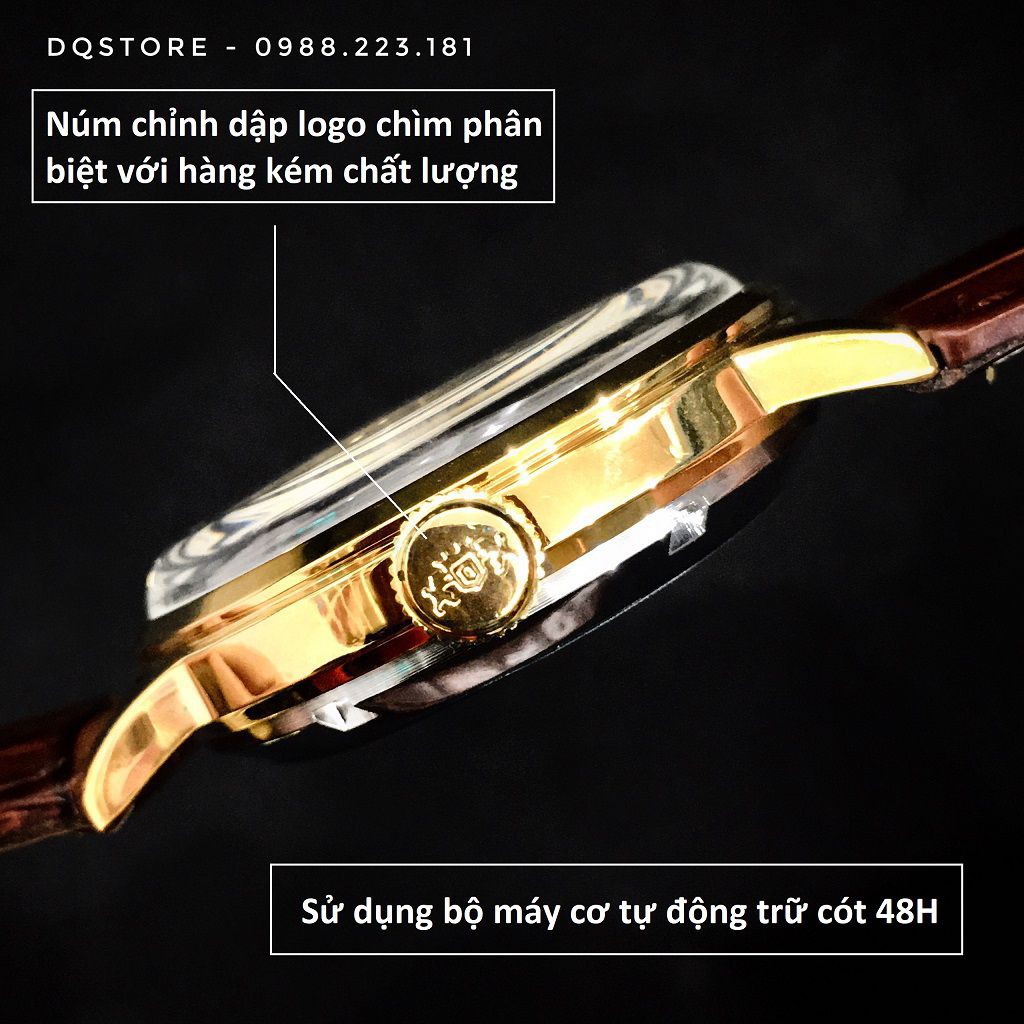 Đồng hồ Nam ORN - RA-AG0005L10B - Cơ tự động lộ tim siêu đẹp, dây da cao cấp, chống nước cực tốt độ sâu 30 mét | BigBuy360 - bigbuy360.vn