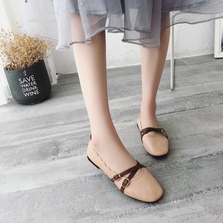 Giày Búp Bê Phong Cách Hàn Quốc 2019 Xinh Xắn Cho Nữ | BigBuy360 - bigbuy360.vn