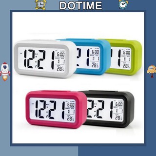 Đồng hồ báo thức Dotime để bàn màn hình LCD đa chức năng ZO89