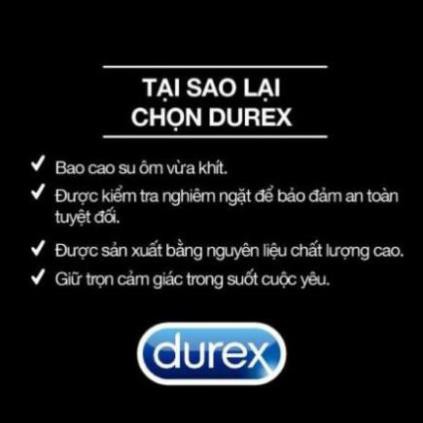 [ Giá Tốt ] Combo Bộ Đôi Bao Cao Su Durex Invisible và Durex Performa