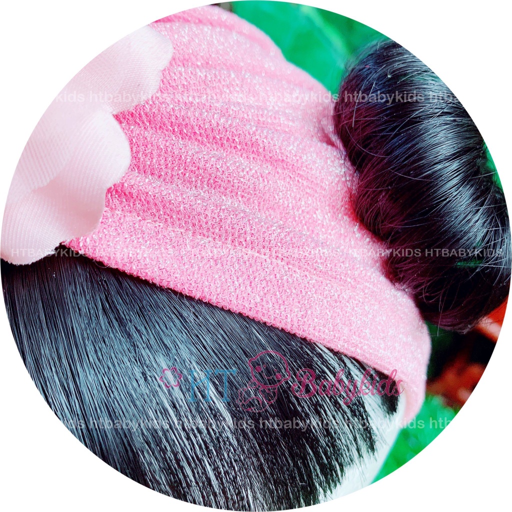 Băng Đô Turban Tóc Hoa Anh Đào Xinh Cho Bé Đi Chơi Tết